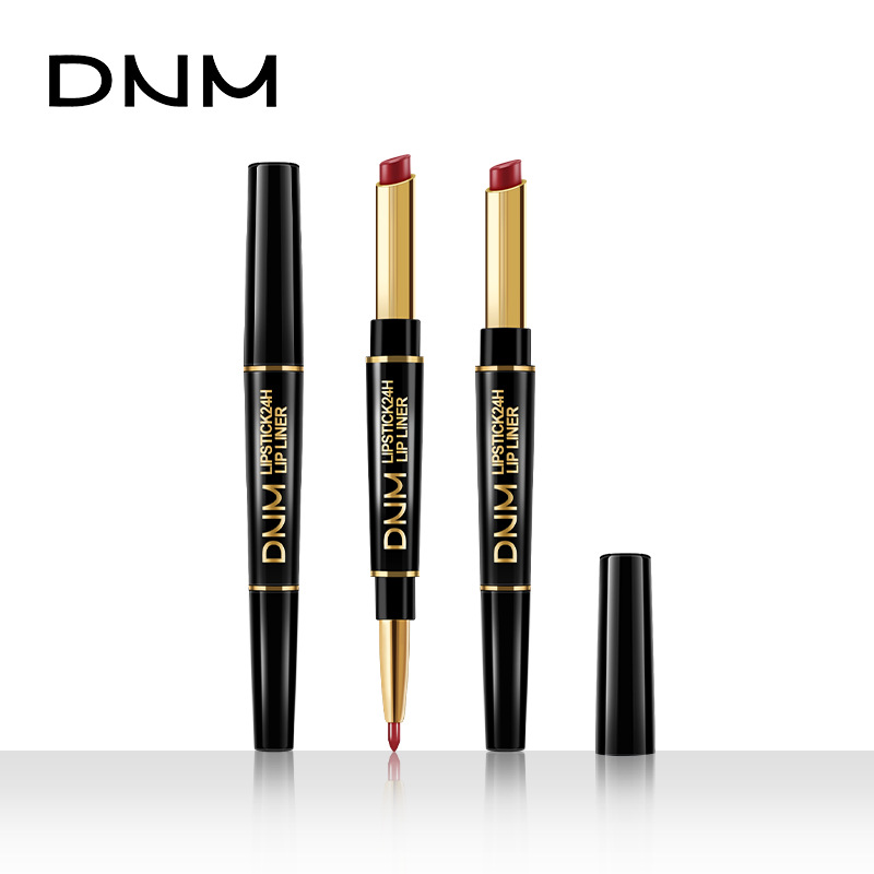 2 in 1 lipstick with lipliner double-end bar